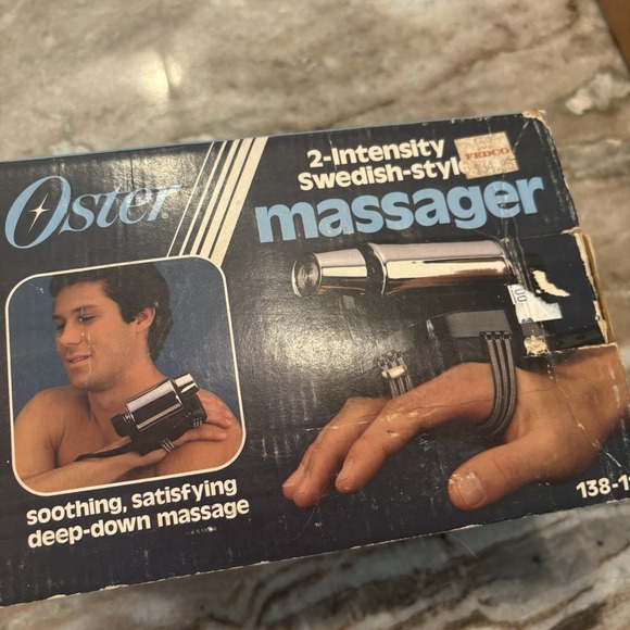 Oster Other - Vintage Oster 2 Intensity Swedish Chrome Massager 138-11b  & Manuals Tested  USA